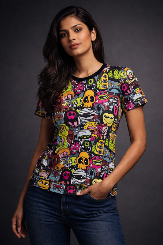 IndiMore Skull Pop T-shirt