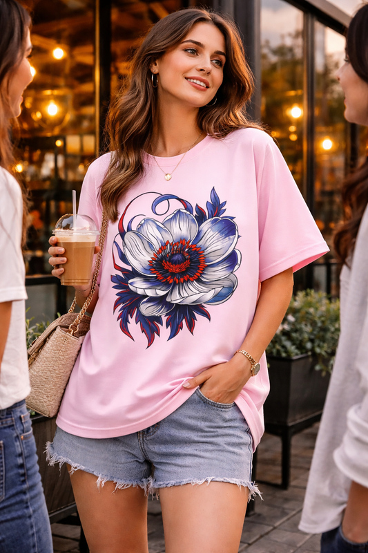 Midnight Bloom | Indimore | Comfort Fit Tee