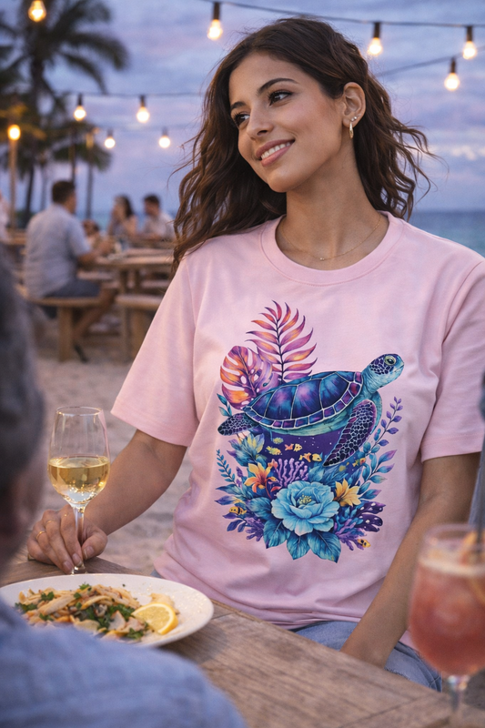 Coral Voyage | Indimore | Comfort Fit Tee