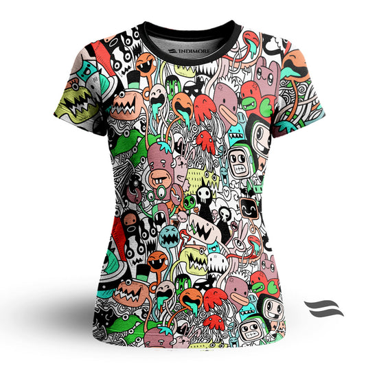 IndiMore Skull & Scribble T-shirt